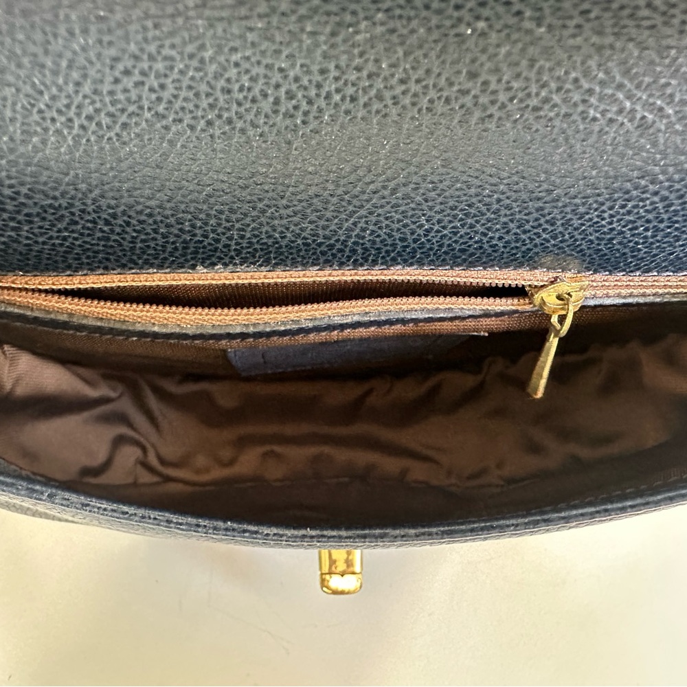 Low start Coach Midnight Blue Leather Crossbody Bag - Picture 3 of 7